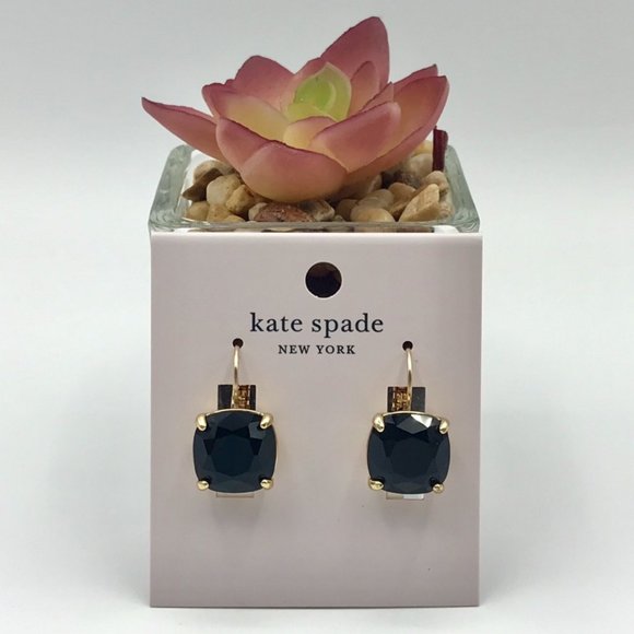 šHP! š KATE SPADE Black Stud Leverback Earrings